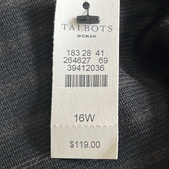 Talbots Size 16 W - Picture 2 of 7